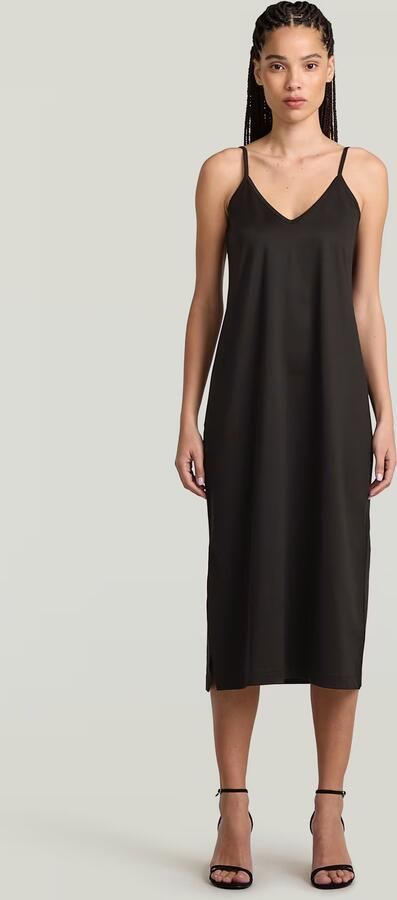 G-Star RAW Slip Loose Jurk Zwart Dames - Foto 4