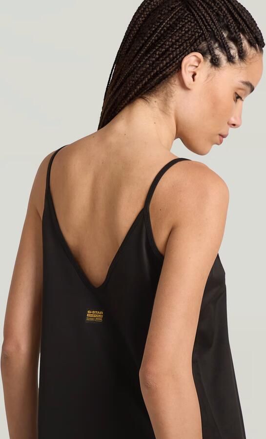 G-Star RAW Slip Loose Jurk Zwart Dames - Foto 3