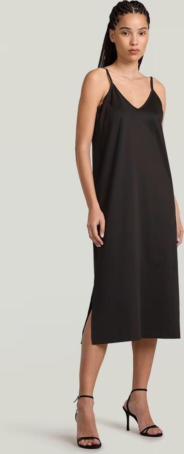 G-Star RAW Slip Loose Jurk Zwart Dames - Foto 6