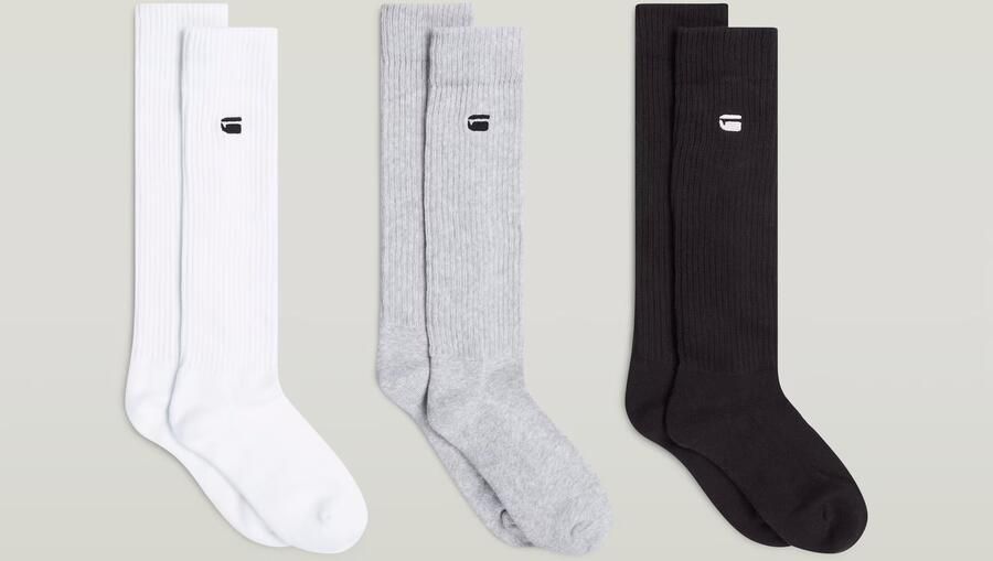 G-Star RAW Lange sokken MYSTIC SLOUCHY SOCKS (set 3 paar) - Foto 6