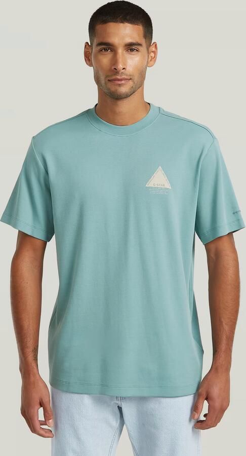 G-STAR RAW Heren Polo's & T-shirts Small Logo R T Mint - Foto 8