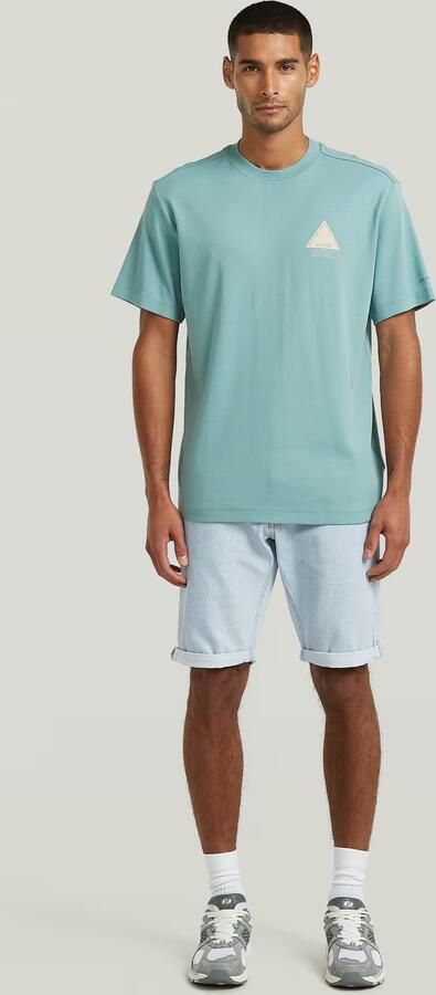 G-STAR RAW Heren Polo's & T-shirts Small Logo R T Mint - Foto 12
