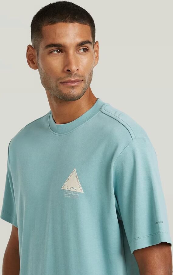 G-STAR RAW Heren Polo's & T-shirts Small Logo R T Mint - Foto 10