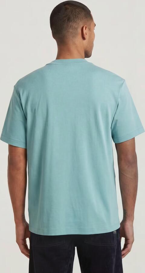 G-STAR RAW Heren Polo's & T-shirts Small Logo R T Mint - Foto 9