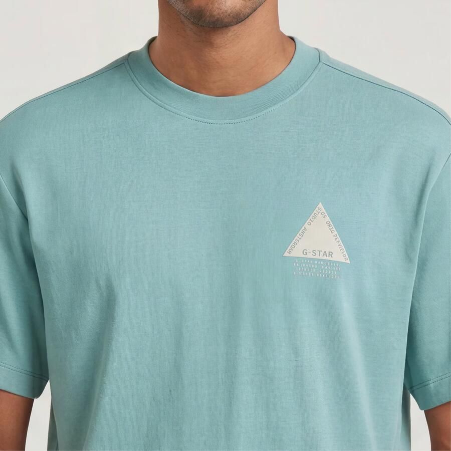 G-STAR RAW Heren Polo's & T-shirts Small Logo R T Mint - Foto 7