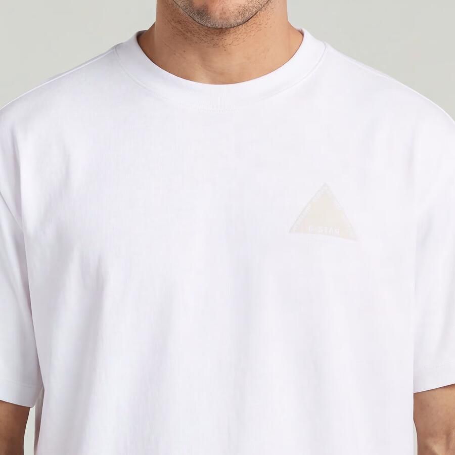 G-STAR RAW Heren Polo's & T-shirts Small Logo R T Wit - Foto 3