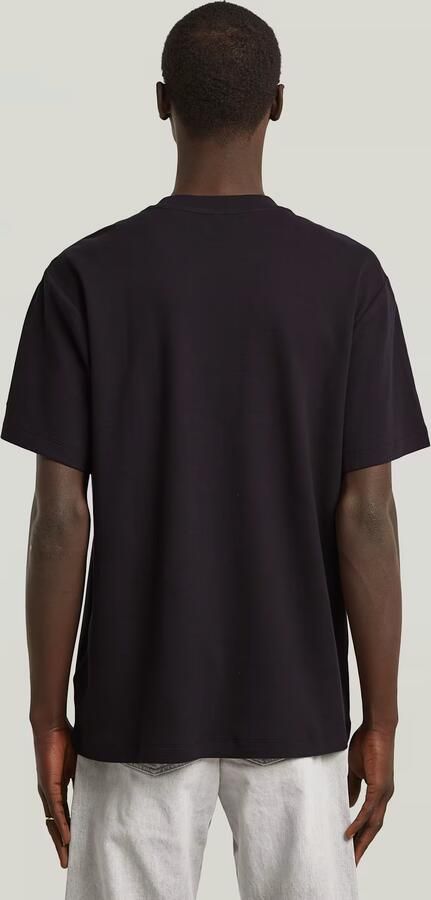 G-STAR RAW Heren Polo's & T-shirts Small Logo R T Zwart - Foto 13