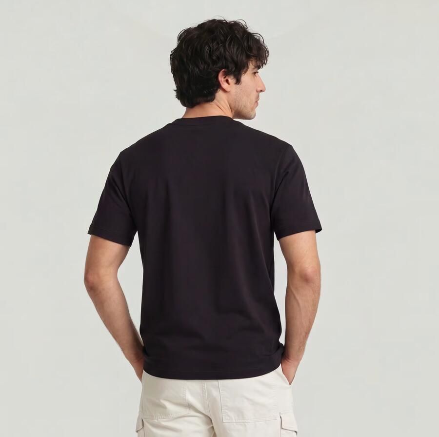 G-STAR RAW Heren Polo's & T-shirts Small Logo R T Zwart - Foto 7