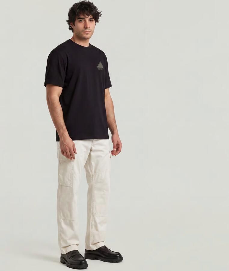 G-STAR RAW Heren Polo's & T-shirts Small Logo R T Zwart - Foto 10