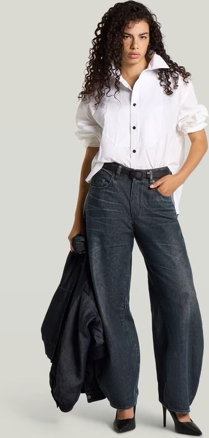 G-Star RAW Smoking Shirt Wit Dames - Foto 4