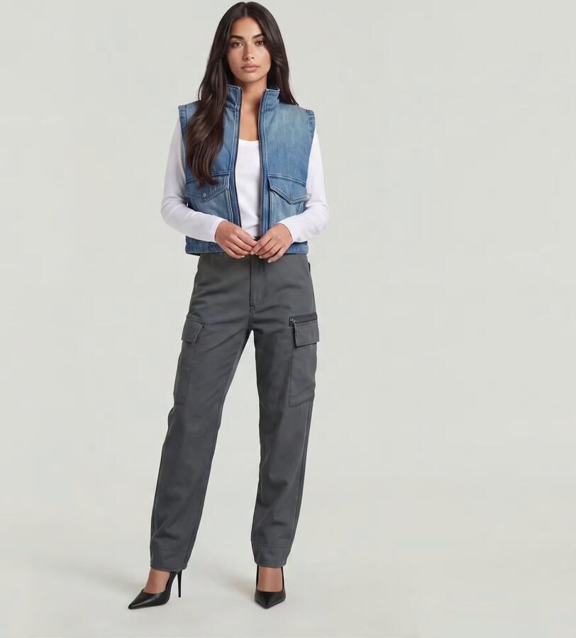 G-Star RAW Soft Outdoors Broek Grijs Dames - Foto 6