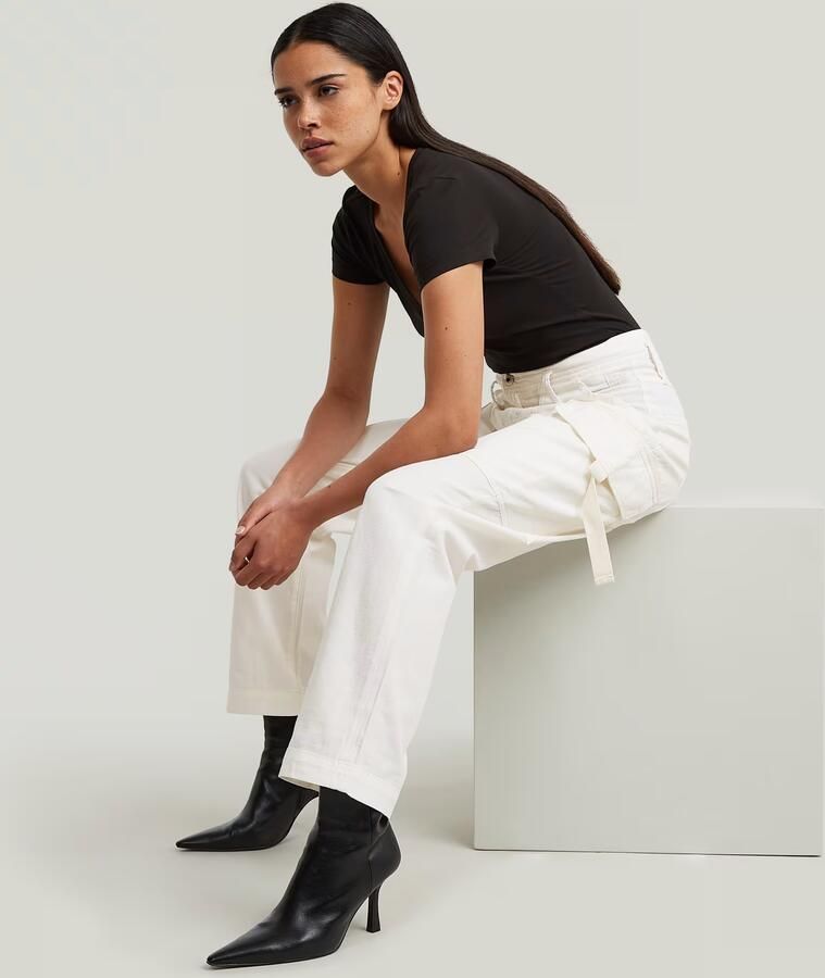 G-Star RAW Soft Outdoors Broek Wit Dames - Foto 3