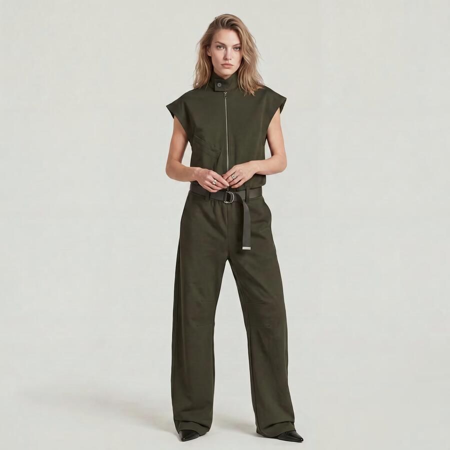 G-Star RAW Soft Sculpt Jumpsuit Grijs Dames - Foto 3