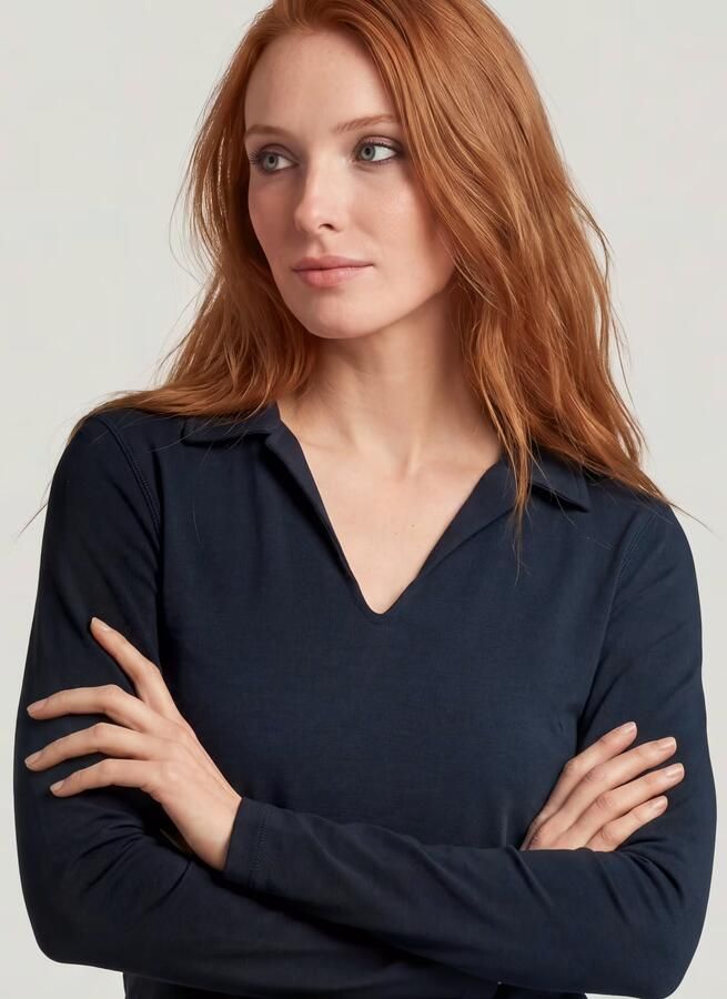 G-Star RAW Soft Sculpt Slim T-Shirt Donkerblauw Dames - Foto 4