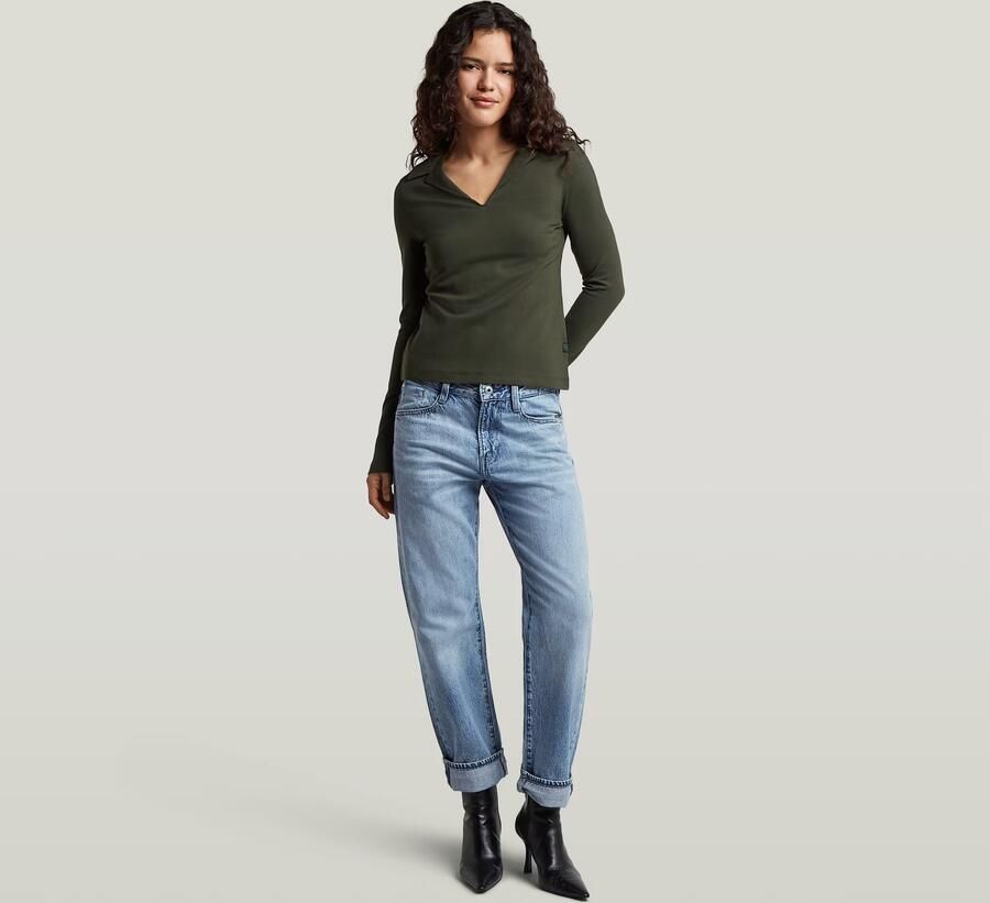 G-Star RAW Soft Sculpt Slim T-Shirt Grijs Dames - Foto 5