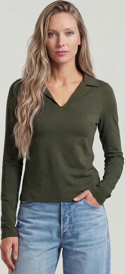G-Star RAW Soft Sculpt Slim T-Shirt Grijs Dames - Foto 5