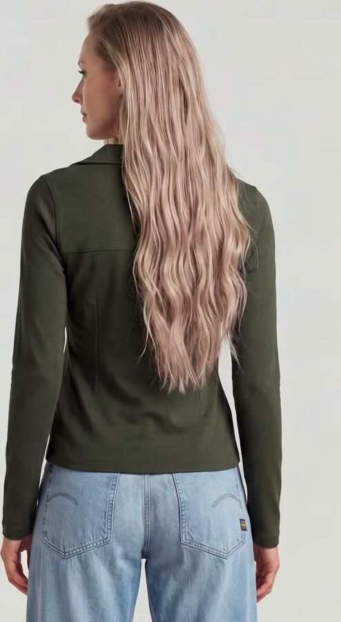 G-Star RAW Soft Sculpt Slim T-Shirt Grijs Dames - Foto 4