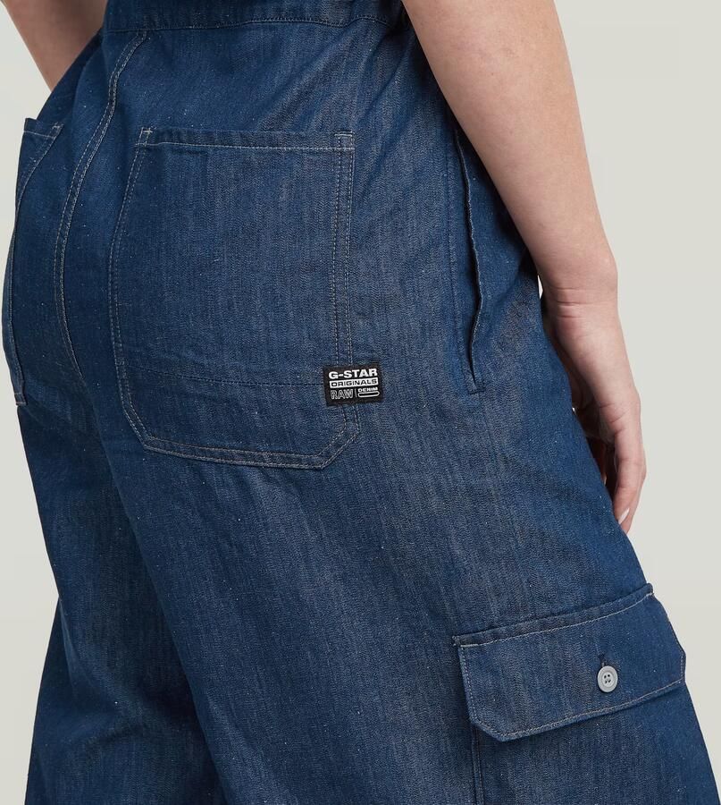 G-Star RAW Soft Utility Jumpsuit Donkerblauw Dames - Foto 3