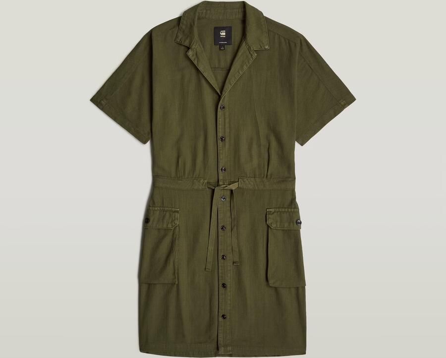 G-Star RAW Soft Utility Jurk Groen Dames - Foto 3