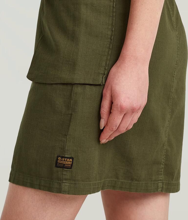 G-Star RAW Soft Utility Jurk Groen Dames - Foto 2