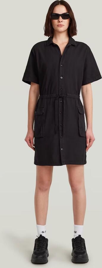 G-Star RAW Soft Utility Jurk Zwart Dames - Foto 6