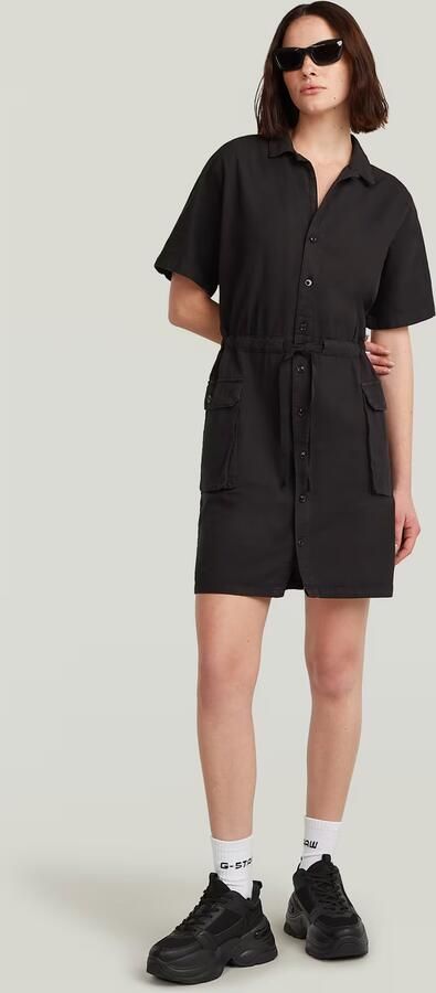 G-Star RAW Soft Utility Jurk Zwart Dames - Foto 5