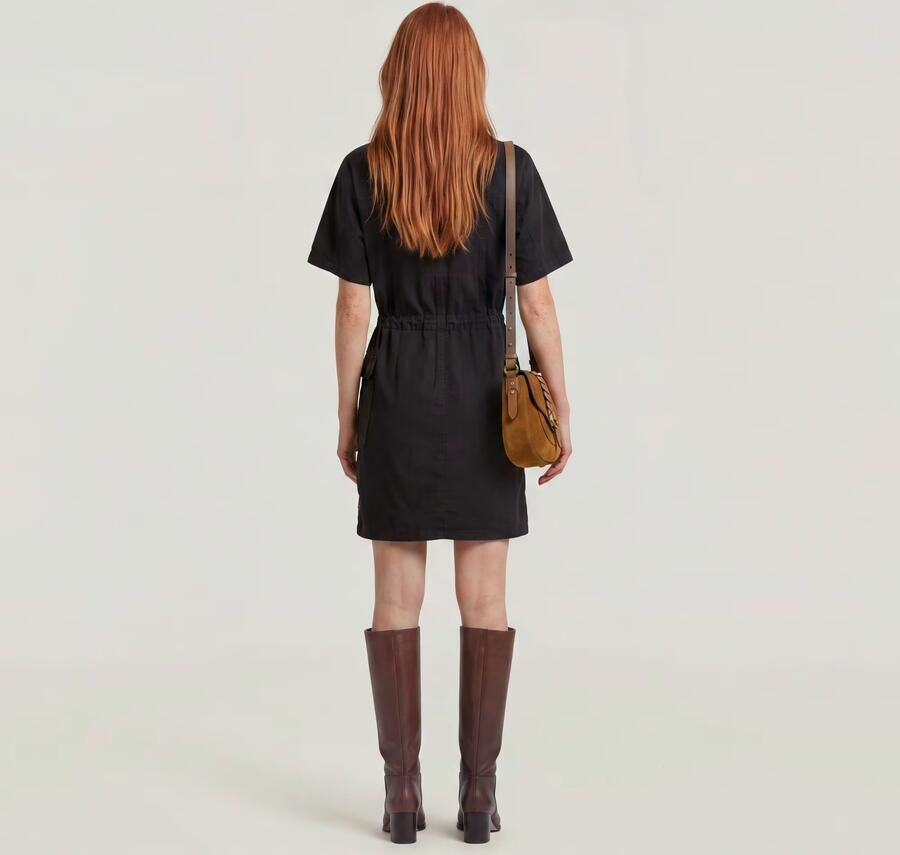 G-Star RAW Soft Utility Jurk Zwart Dames - Foto 4
