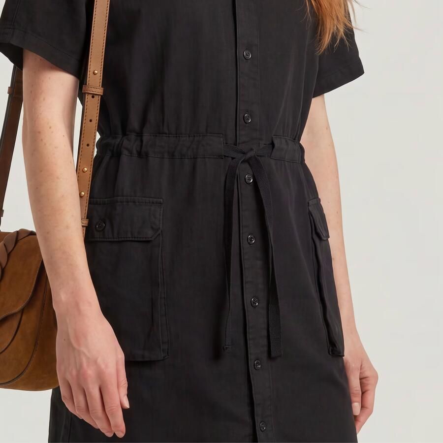 G-Star RAW Soft Utility Jurk Zwart Dames - Foto 3