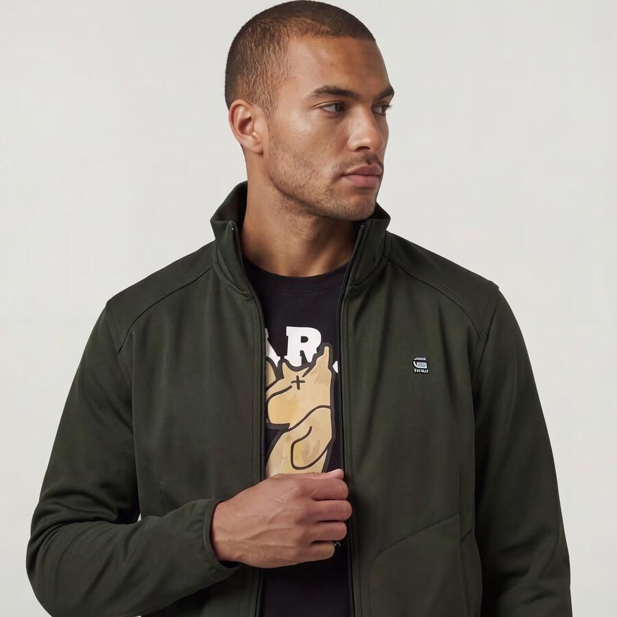 G-Star RAW Softshell Track Jacket Grijs Heren - Foto 2