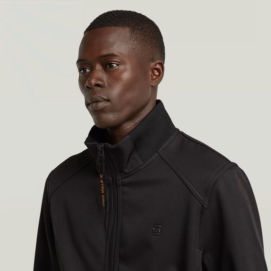 G-Star RAW Softshell Track Jacket Zwart Heren