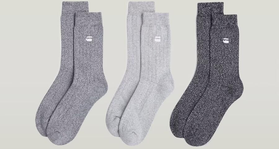 G-Star RAW Sokken 3 Paar Meerkleurig Heren