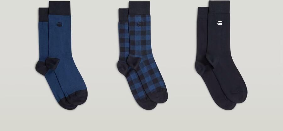 G-Star RAW Sokken 3 Paar Meerkleurig Heren - Foto 4
