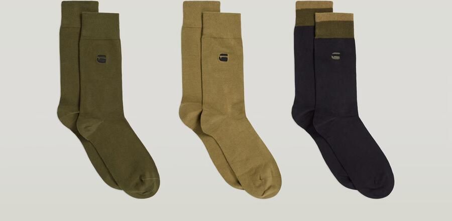 G-Star RAW Sokken 3 Paar Meerkleurig Heren - Foto 4