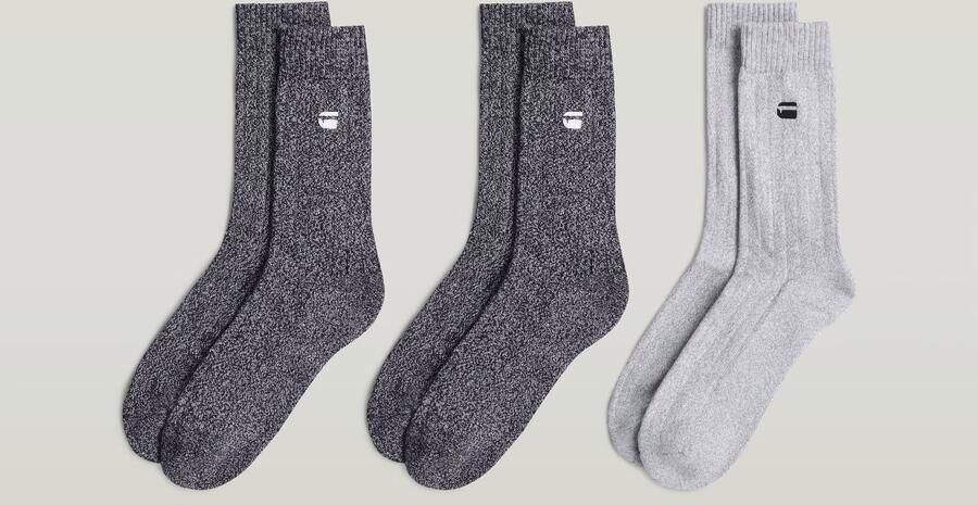G-Star RAW Sokken 3 Paar Meerkleurig Heren