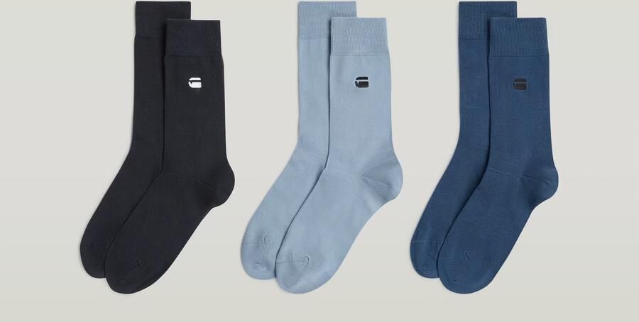 G-Star RAW Sokken 3 Paar Meerkleurig Heren