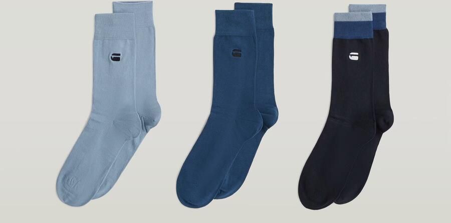 G-Star RAW Sokken 3 Paar Meerkleurig Heren - Foto 4