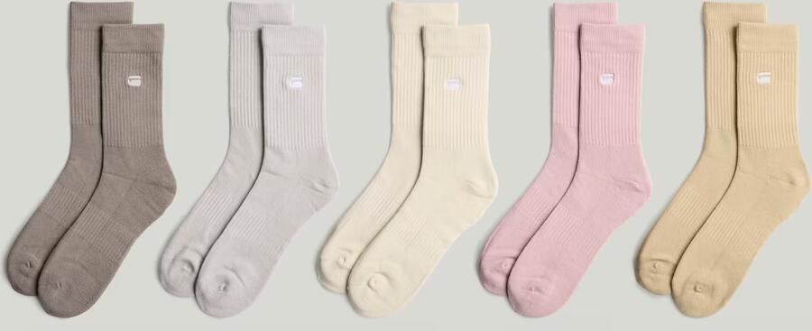 G-Star RAW Sokken 5 Paar Meerkleurig Heren