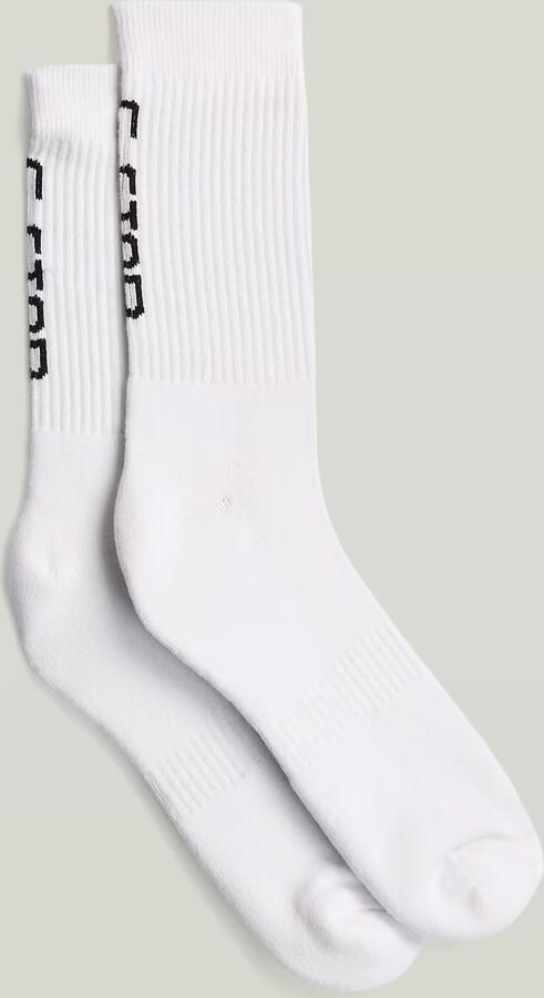 G-Star RAW Sokken Vertical Logo 2 Paar Wit Heren - Foto 3