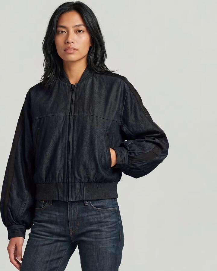 G-Star RAW Souvenir Bomber Donkerblauw Dames - Foto 3