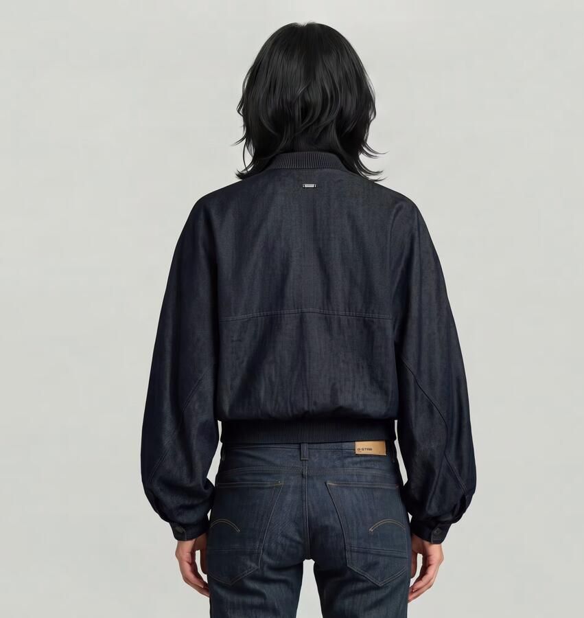 G-Star RAW Souvenir Bomber Donkerblauw Dames - Foto 6