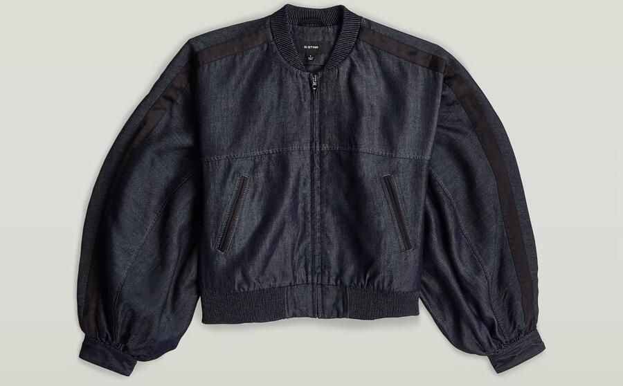 G-Star RAW Souvenir Bomber Donkerblauw Dames - Foto 8