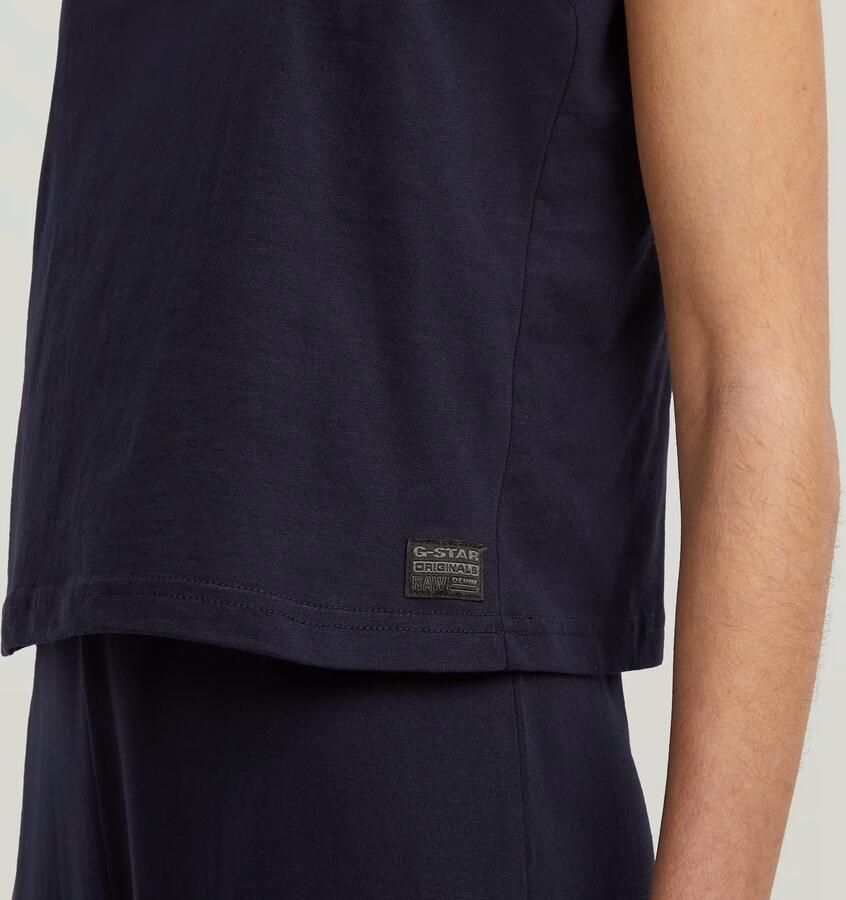 G-Star RAW Spaghetti Strap Loose Jumpsuit Donkerblauw Dames - Foto 3