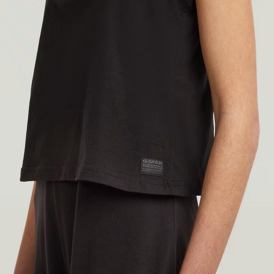 G-Star RAW Spaghetti Strap Loose Jumpsuit Zwart Dames