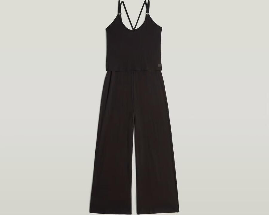G-Star RAW Spaghetti Strap Loose Jumpsuit Zwart Dames - Foto 4