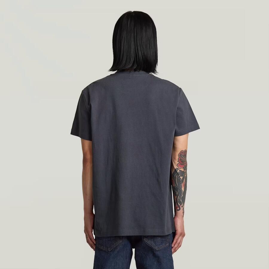 G-Star RAW Spray G Logo T-shirt Donkerblauw Heren - Foto 2