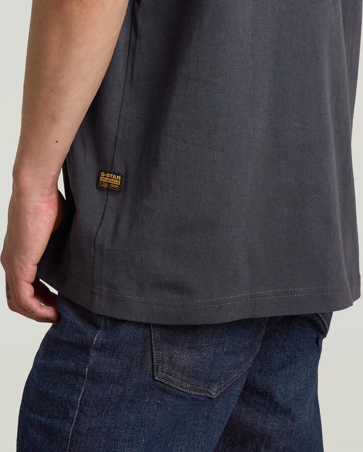 G-Star RAW Spray G Logo T-shirt Donkerblauw Heren - Foto 4