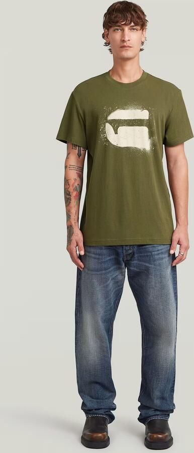 G-Star Raw T-shirt Korte Mouw Spray G Logo R T - Foto 7