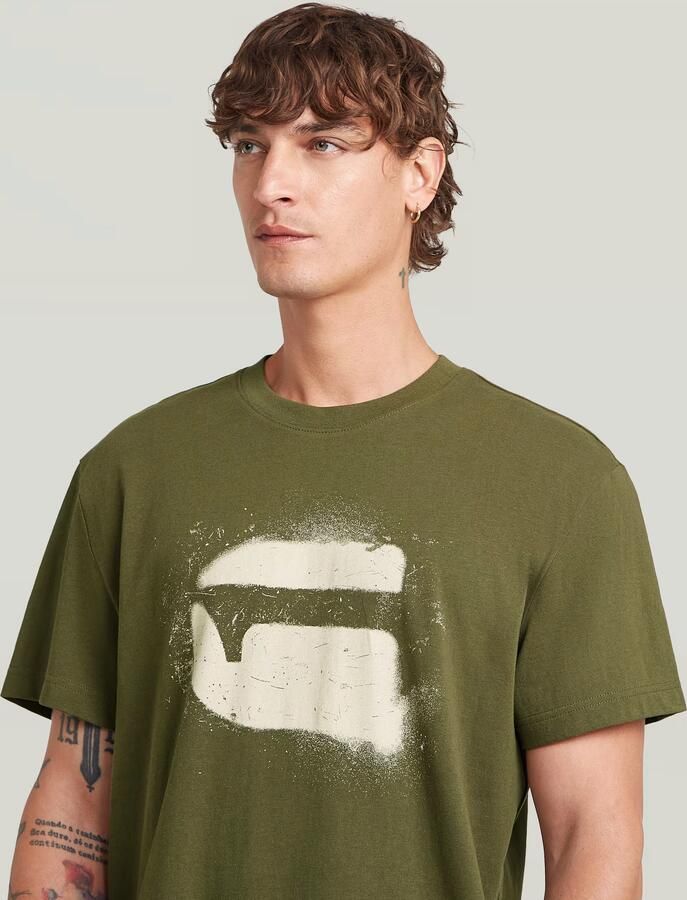 G-Star Raw T-shirt Korte Mouw Spray G Logo R T - Foto 3