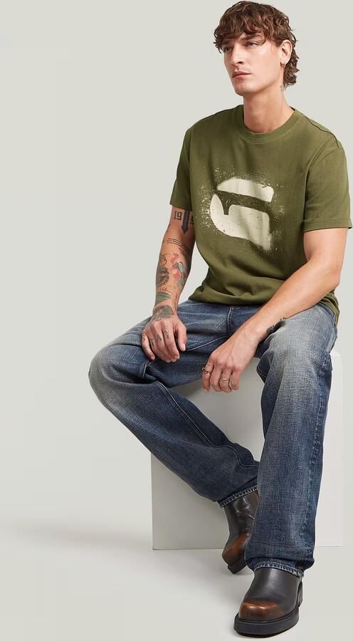 G-Star Raw T-shirt Korte Mouw Spray G Logo R T - Foto 5