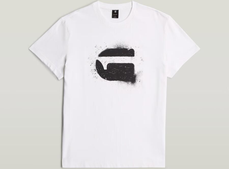G-Star RAW T-shirt Spray G Logo met ronde hals - Foto 6